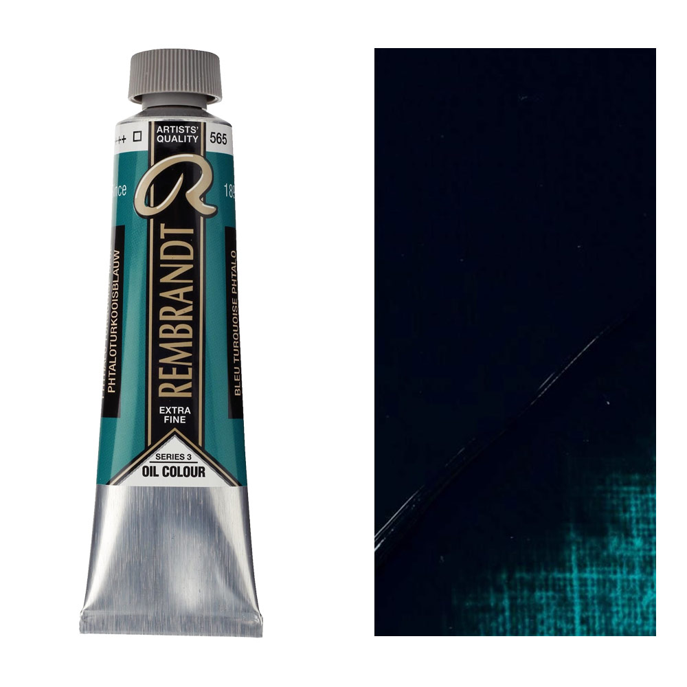 Rembrandt Extra Fine Oil Colour 40ml Phthalo Turquoise Blue