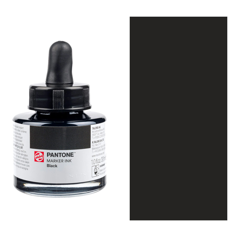Talens Pantone Marker Ink 30ml Pantone Black