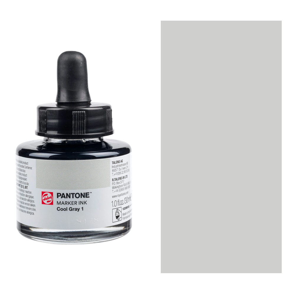 Talens Pantone Marker Ink 30ml Pantone Cool Gray 1