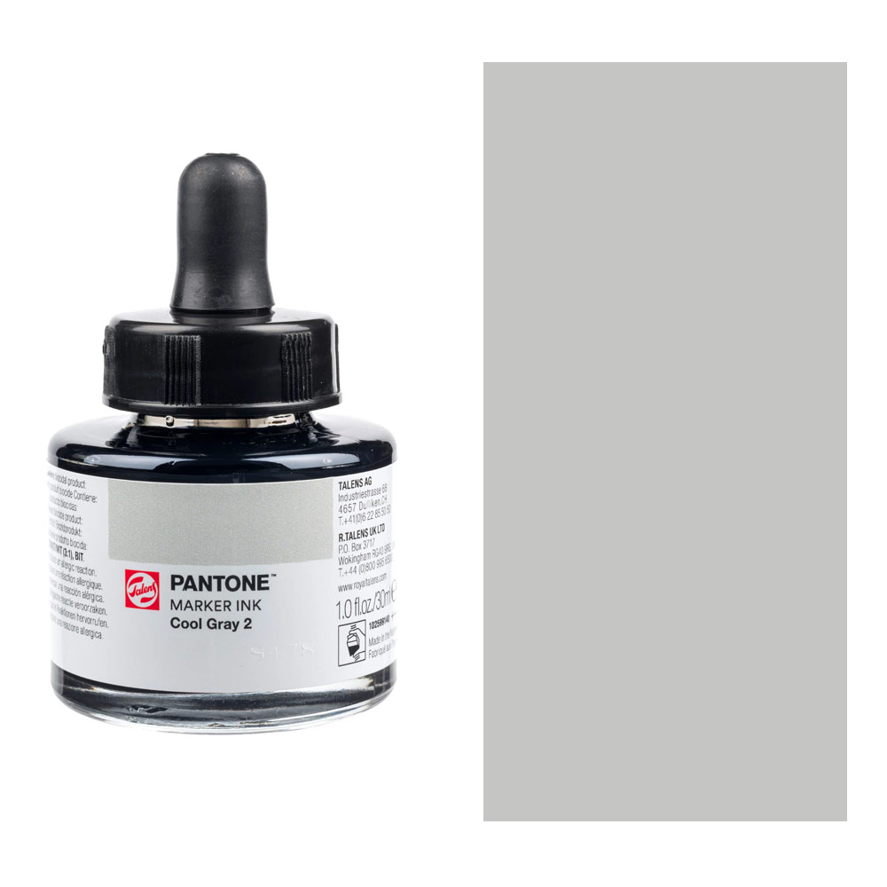 Talens Pantone Marker Ink 30ml Pantone Cool Gray 2