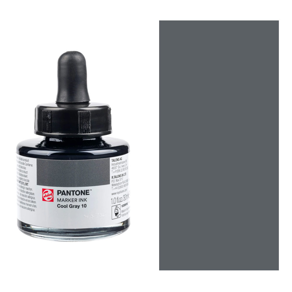 Talens Pantone Marker Ink 30ml Pantone Cool Gray 10
