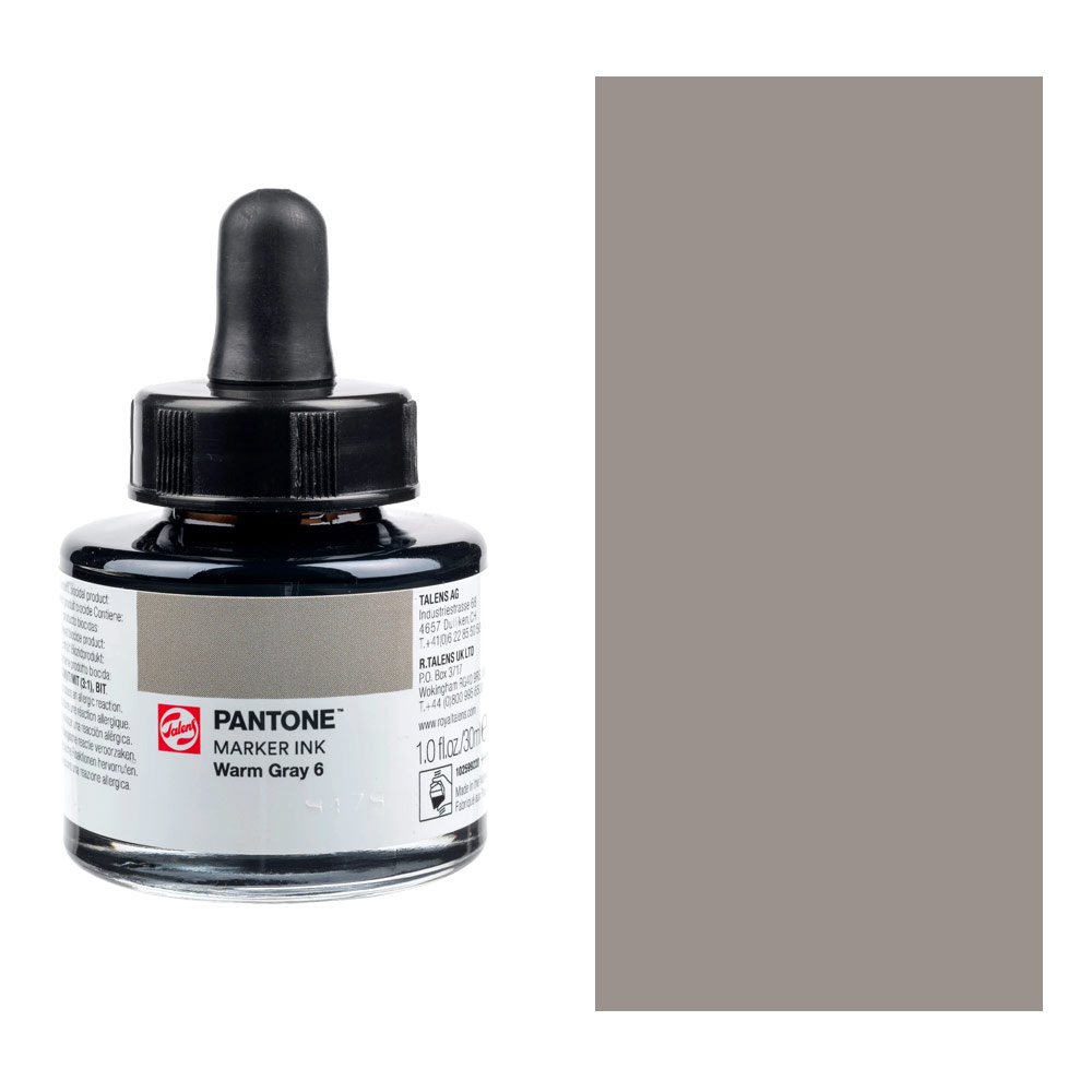 Talens Pantone Marker Ink 30ml Pantone Warm Gray 6