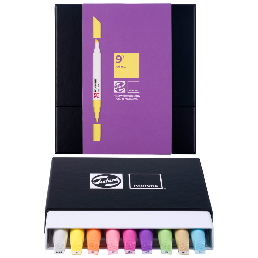 Talens Pantone Marker 9 Set Pastel