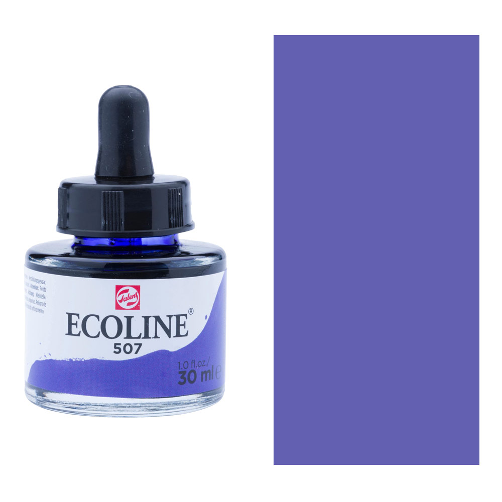 Talens Ecoline Liquid Watercolor 30ml Ultramarine Violet 507