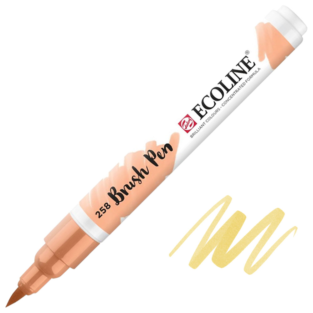 Talens Ecoline Watercolor Brush Pen Apricot 258
