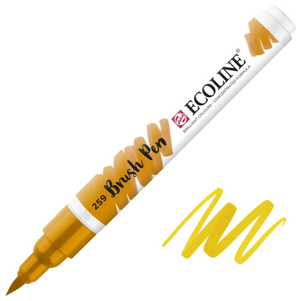 Talens Ecoline Watercolor Brush Pen Sand Yellow 259