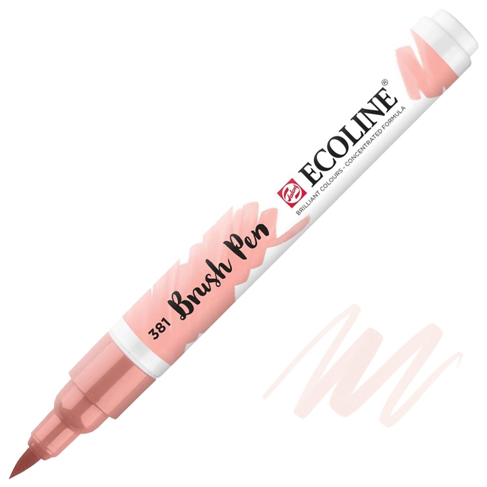 Talens Ecoline Watercolor Brush Pen Pastel Red 381