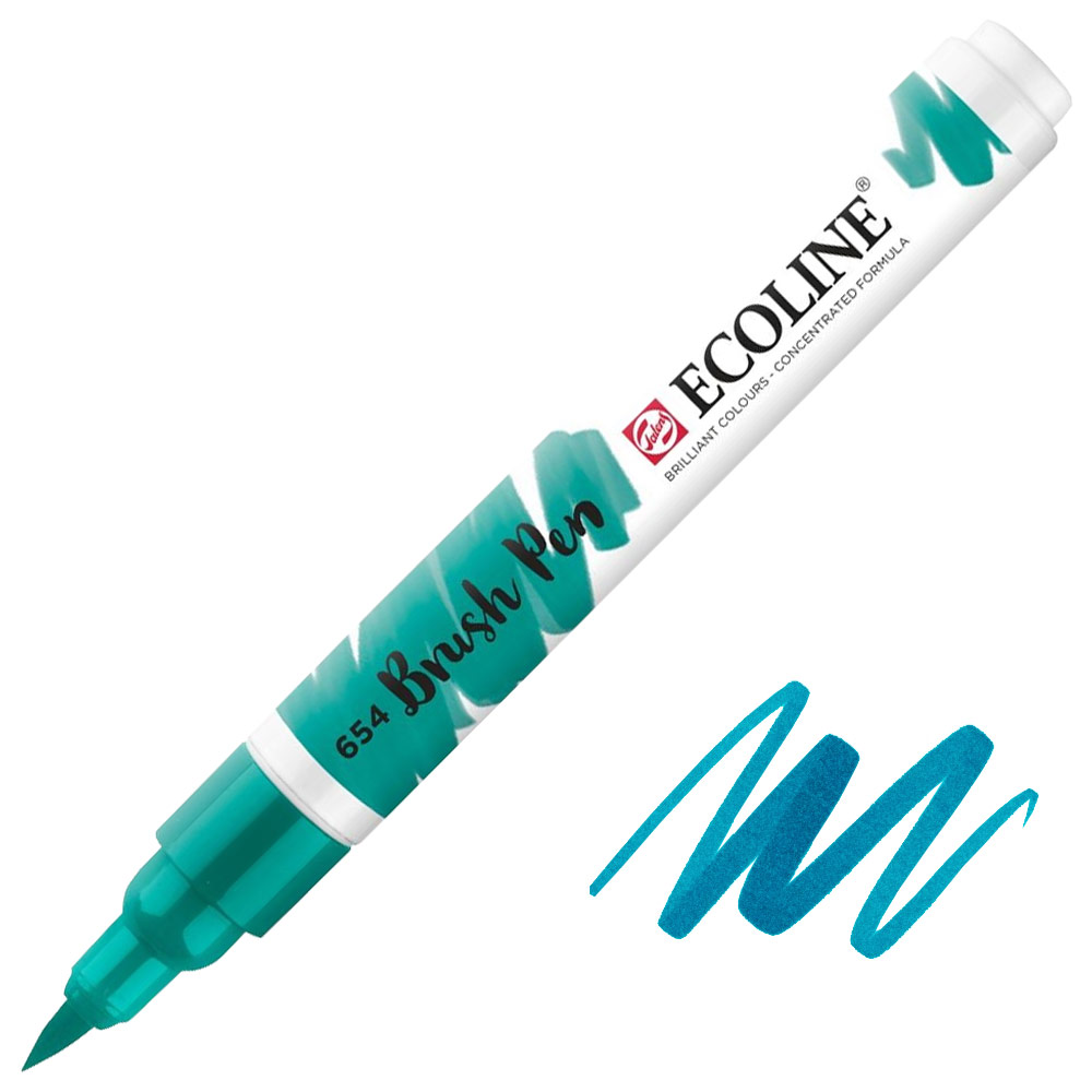 Talens Ecoline Watercolor Brush Pen Fir Green 654