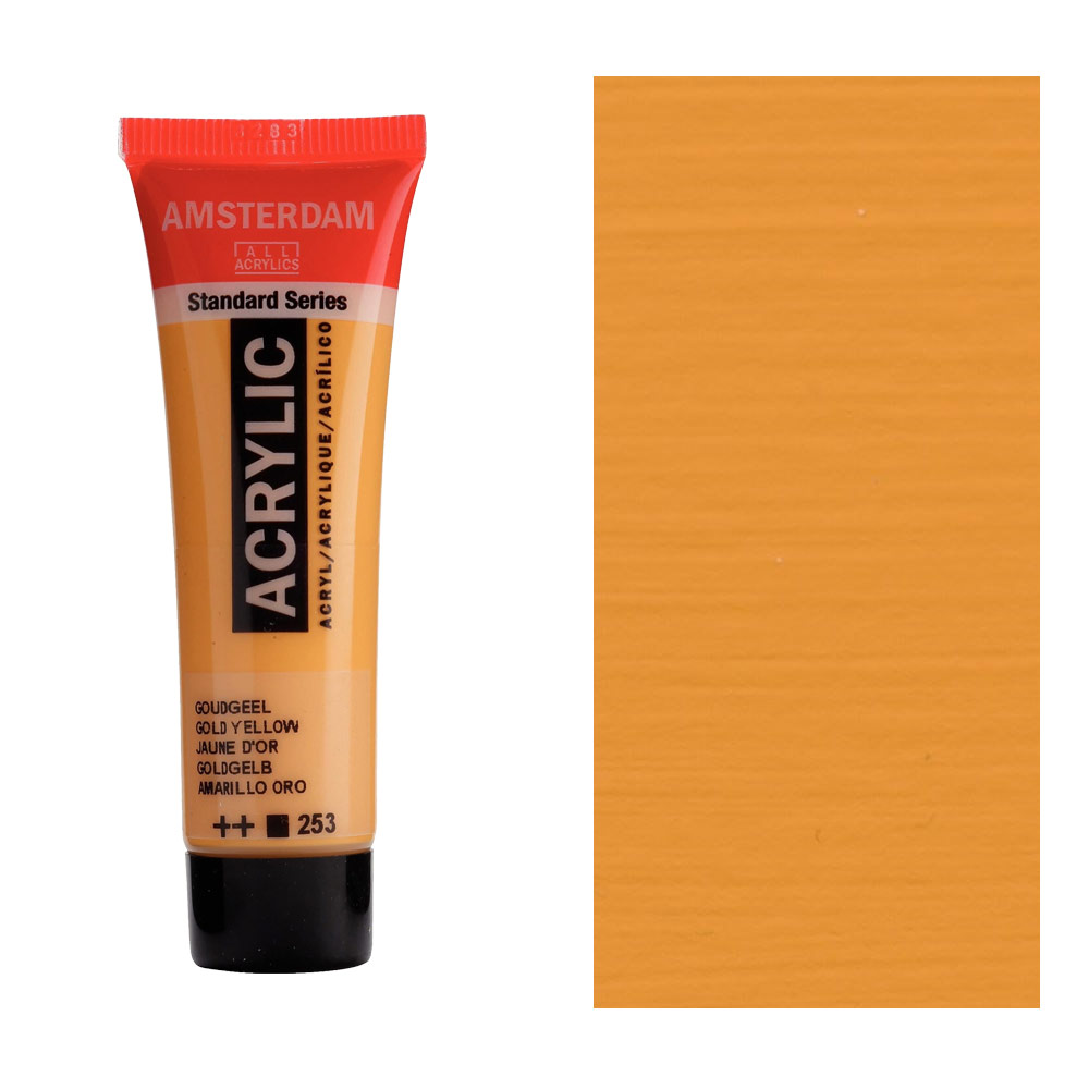 Amsterdam Acrylics Standard Series 20ml Gold Yellow