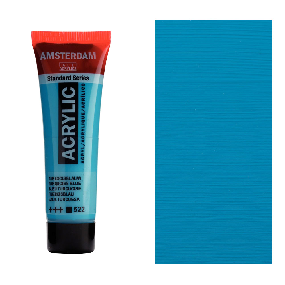 Amsterdam Acrylics Standard Series 20ml Turquoise Blue