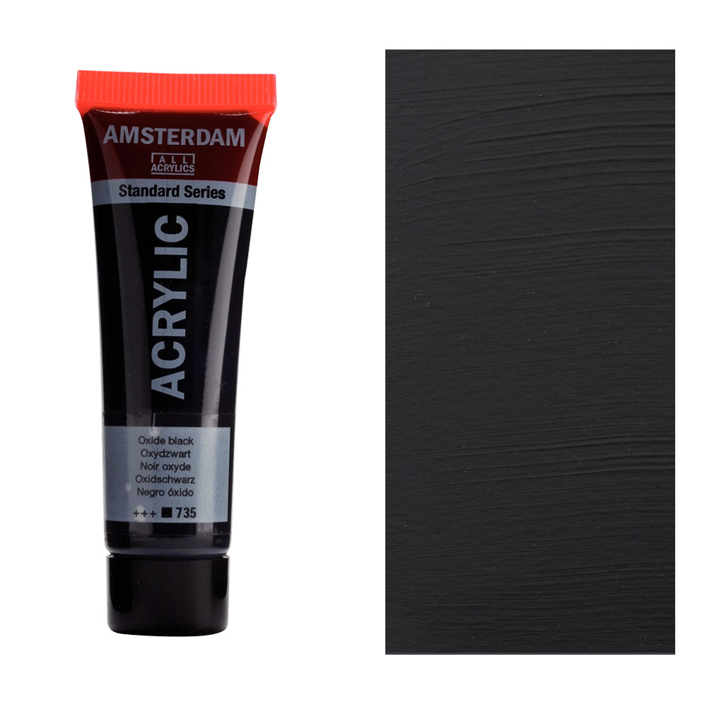 Amsterdam Acrylic 20ml Lamp Black