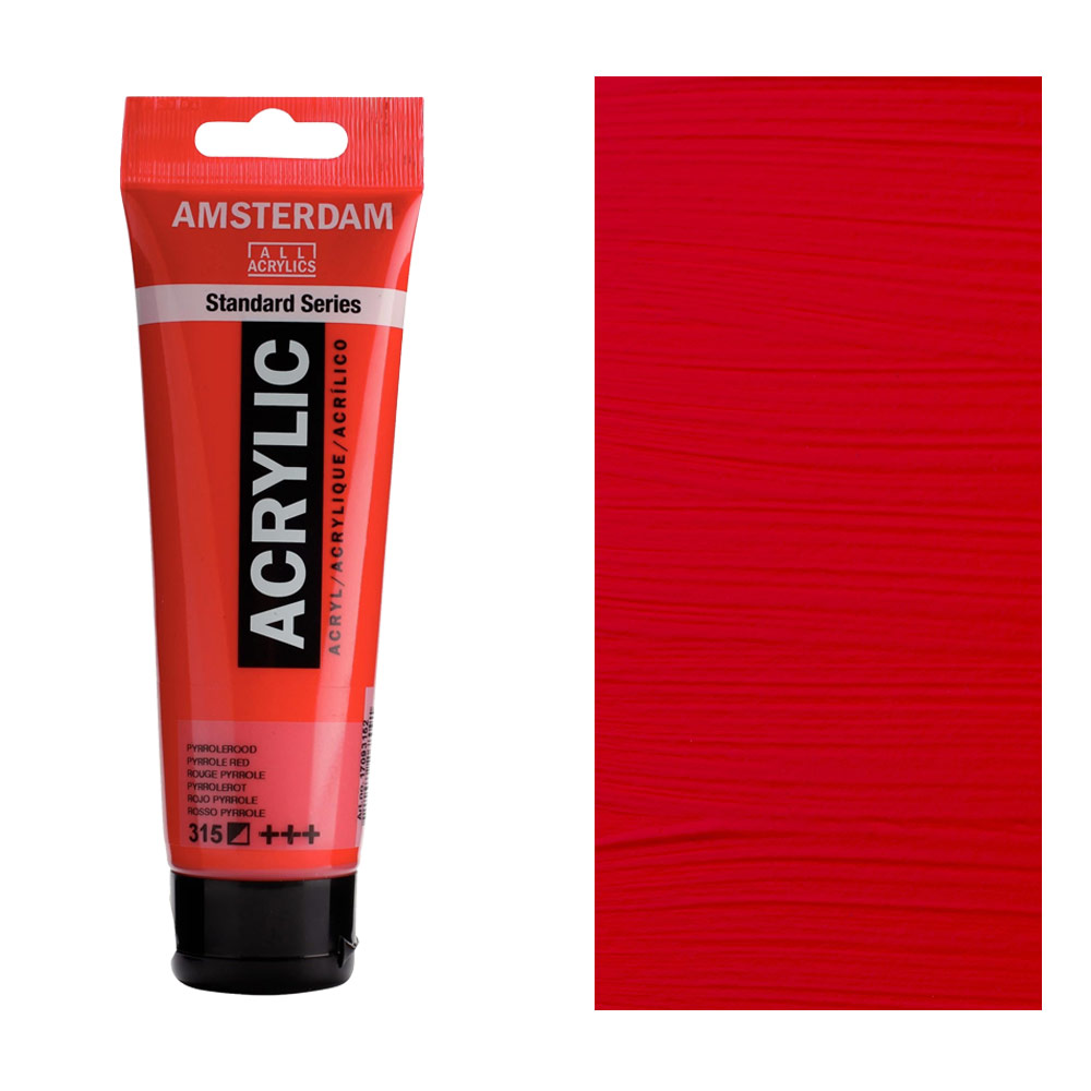 Amsterdam Acrylics Standard Series 120ml Pyrrole Red