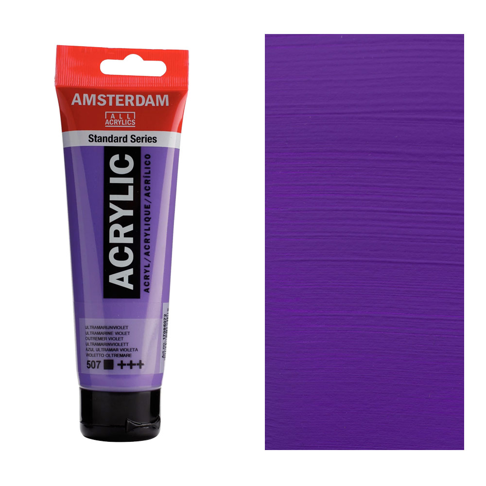 Amsterdam Standard Acrylic Paint 120Ml-Ultramarine Violet