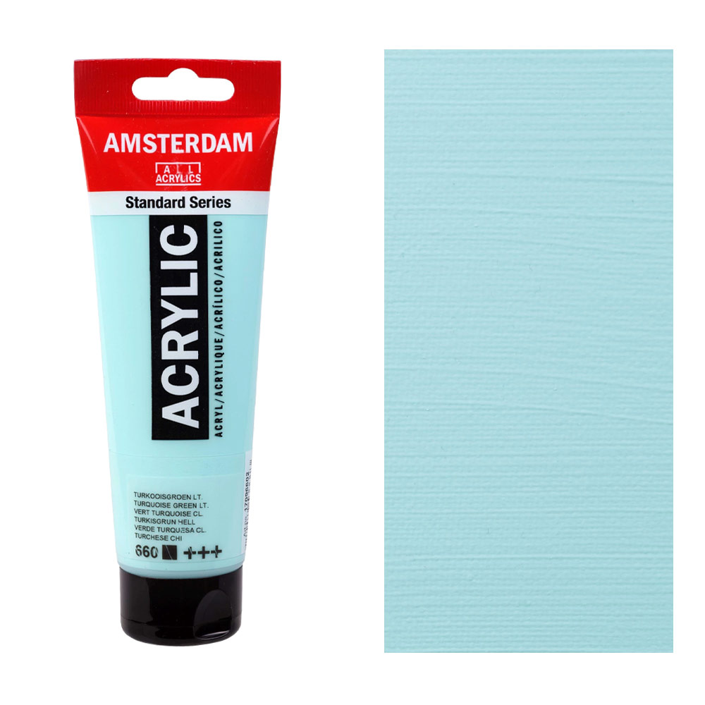Amsterdam Acrylics Standard Series 120ml Turquoise Green Light