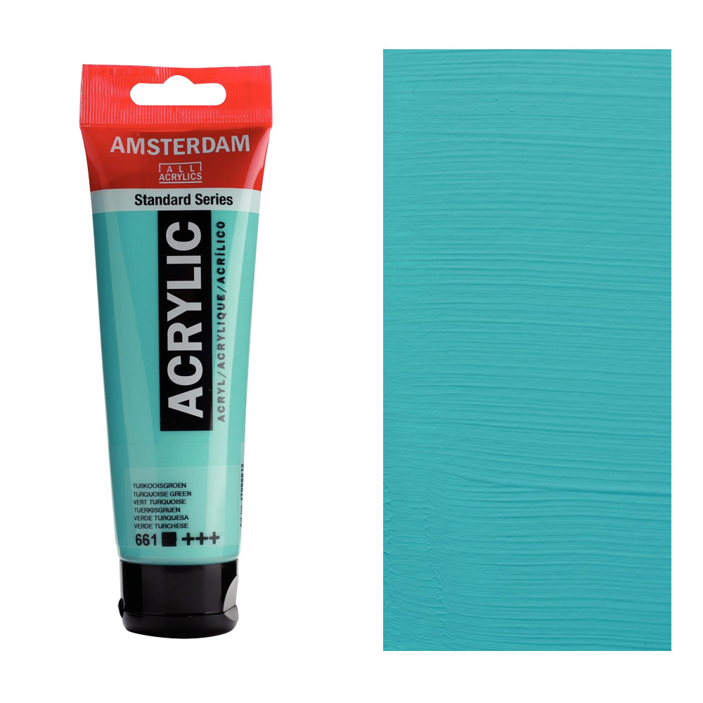 Amsterdam Acrylics Standard Series 120ml Turquoise Green