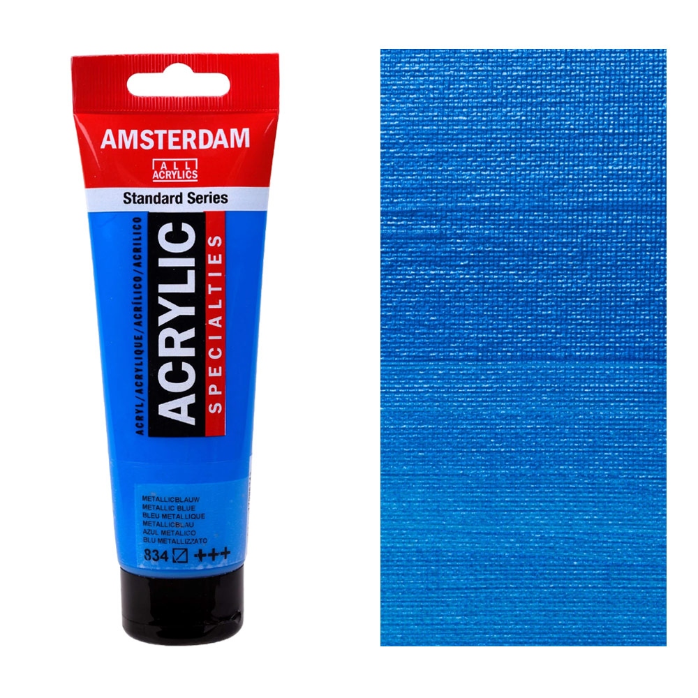 Amsterdam Acrylics Standard Series 120ml Metallic Blue