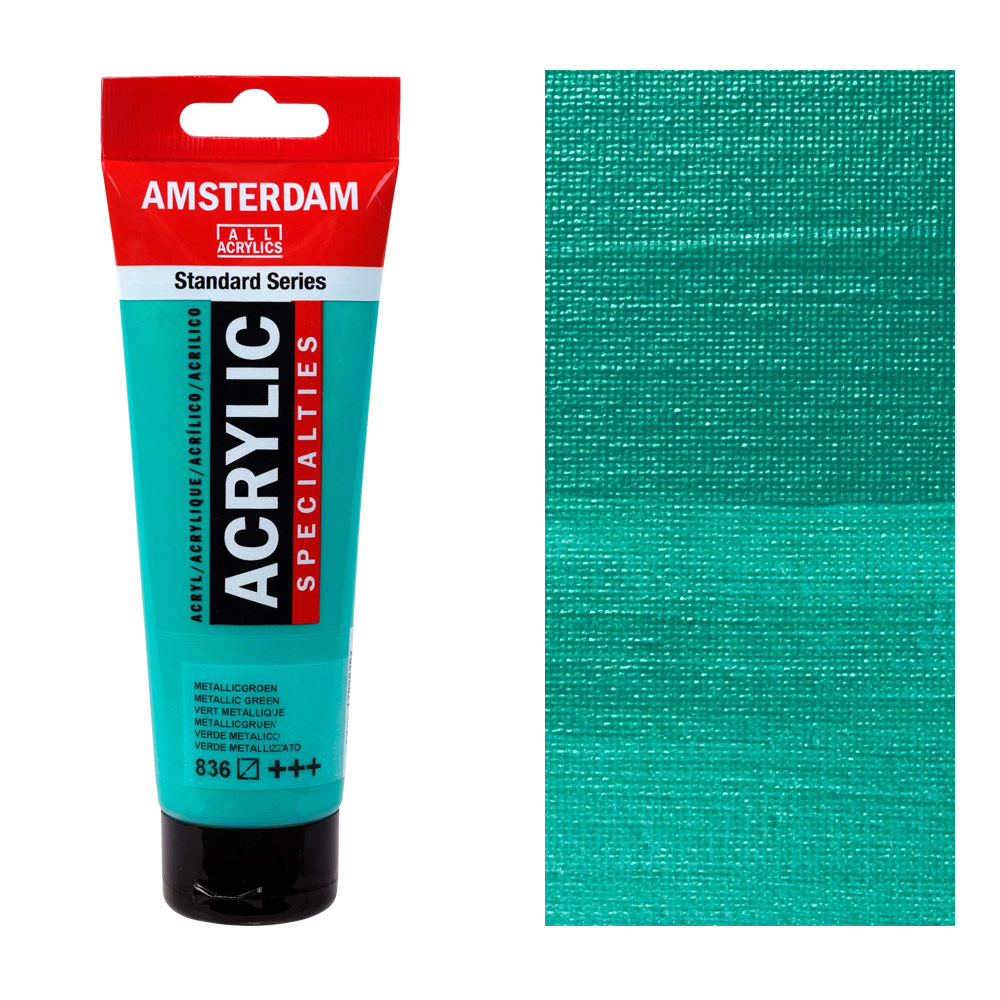 Amsterdam Acrylics Standard Series 120ml Metallic Green