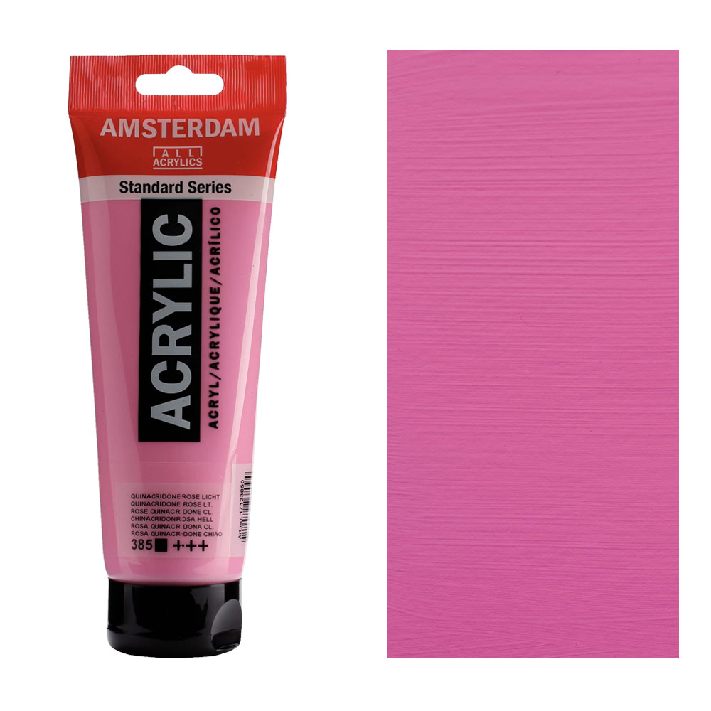 Amsterdam Acrylics Standard Series 250ml Quinacridone Rose Light