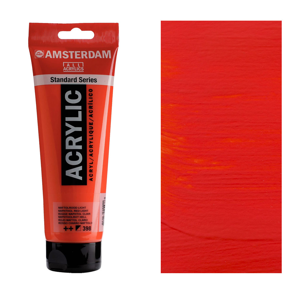 Amsterdam Acrylics Standard Series 250ml Napthol Red Light