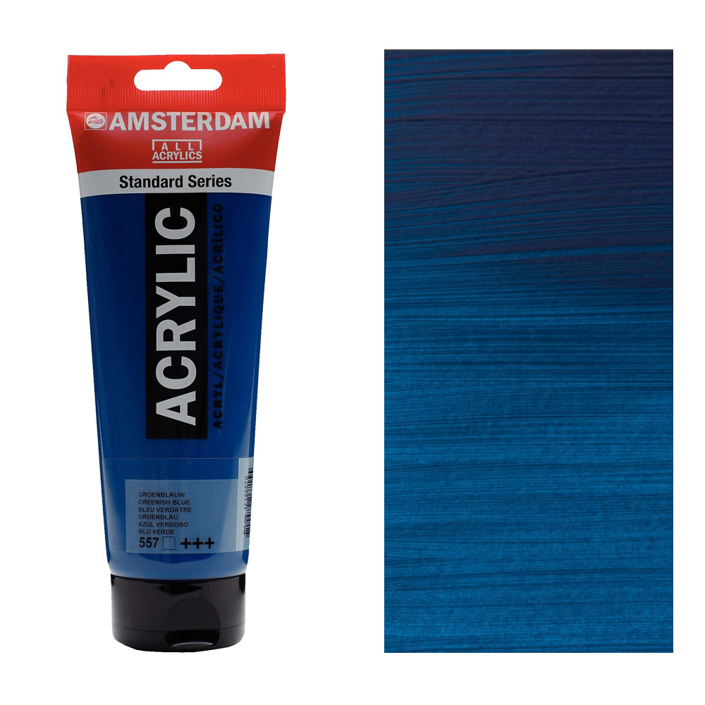 Amsterdam Acrylics Standard Series 250ml Greenish Blue