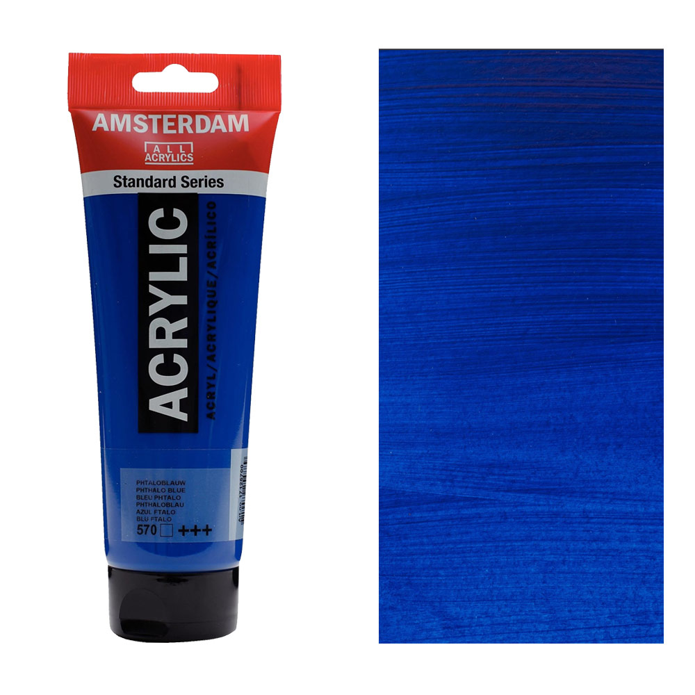 Amsterdam Acrylics Standard Series 250ml Phthalo Blue