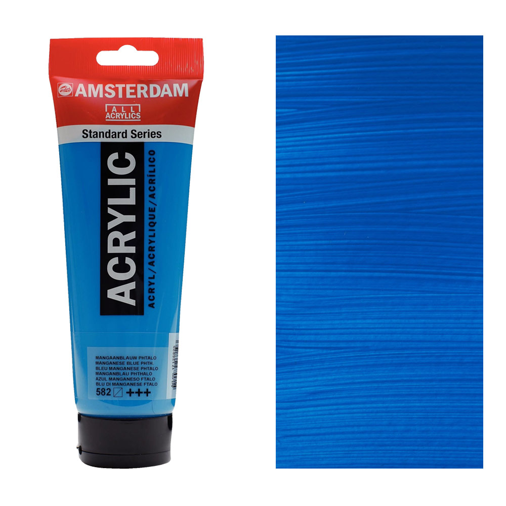 Amsterdam Acrylics Standard Series 250ml Manganese Blue Phthalo