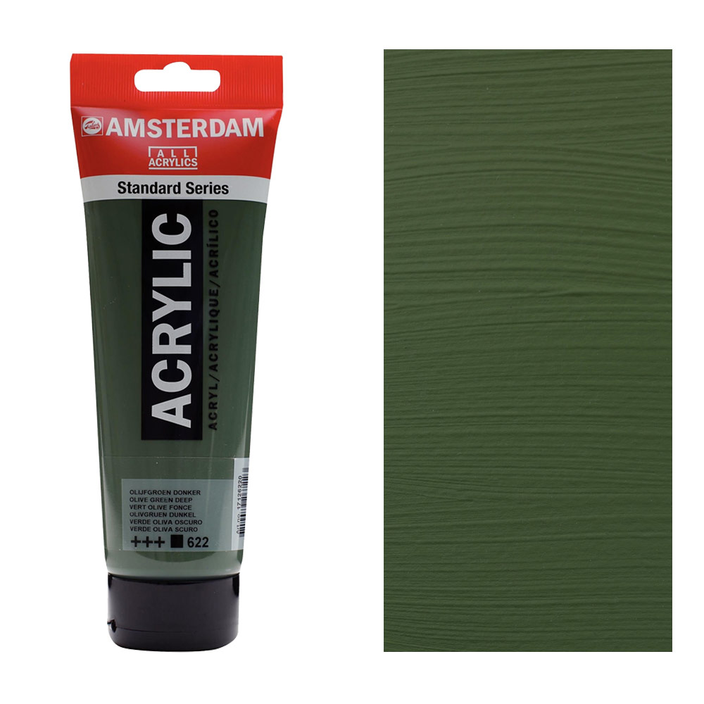 Amsterdam Acrylics Standard Series 250ml Olive Green Deep