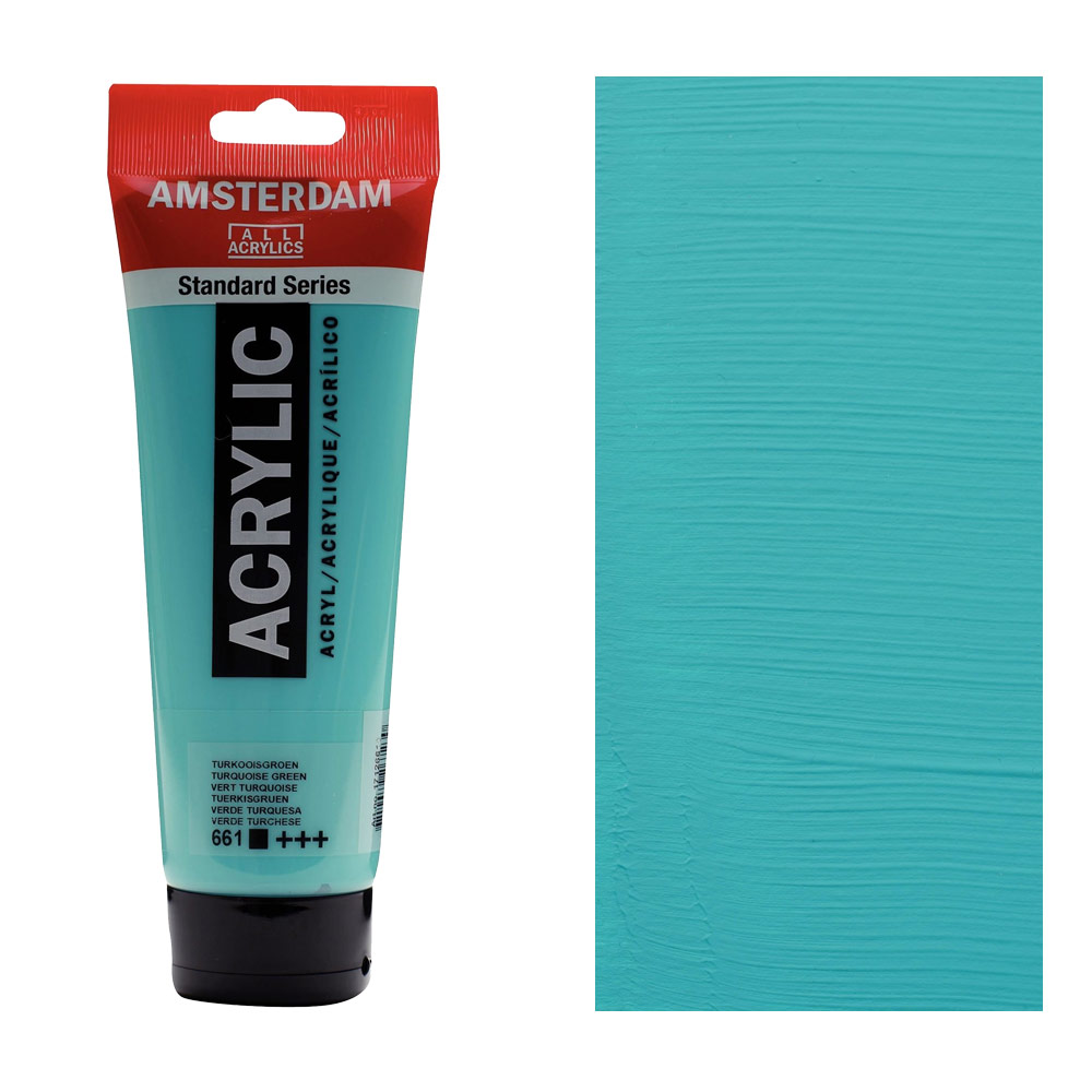 Amsterdam Acrylics Standard Series 250ml Turquoise Green