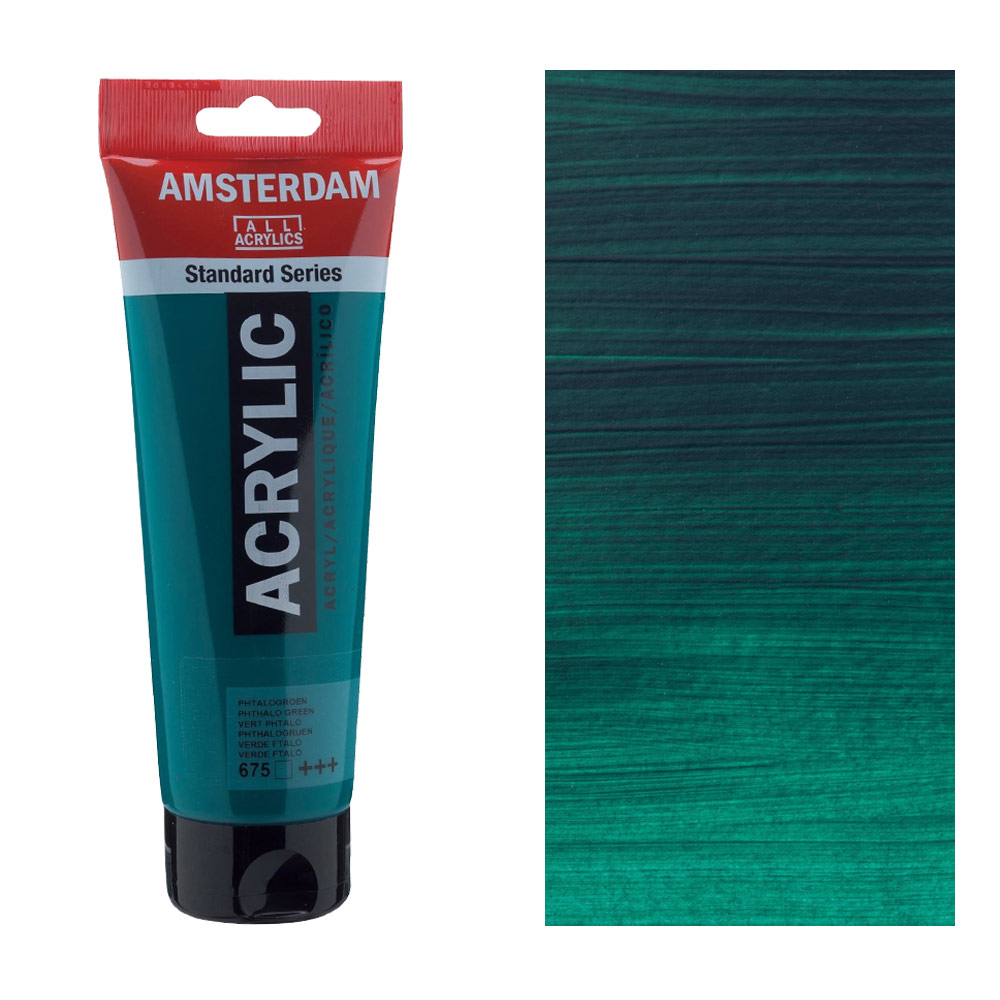 Amsterdam Acrylics Standard Series 250ml Phthalo Green