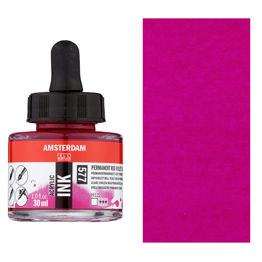 Amsterdam Acrylic Ink 30ml Permanent Red Violet Light