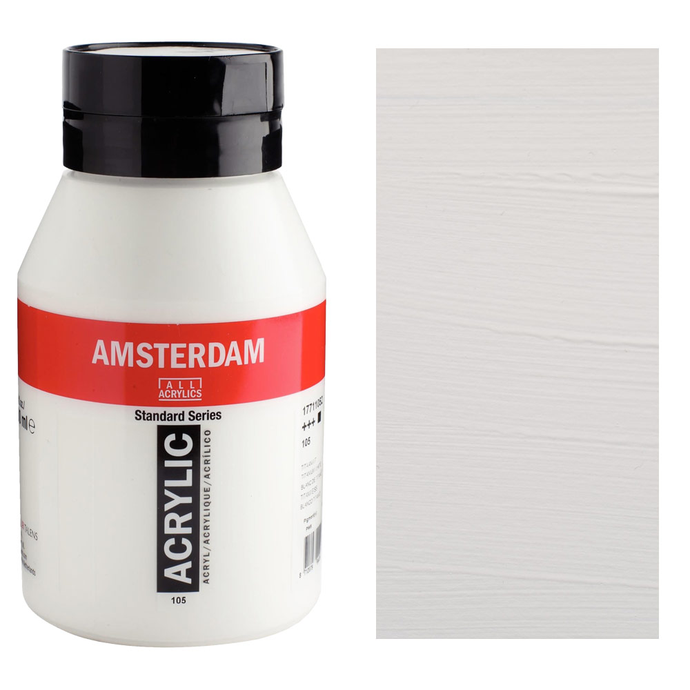 Amsterdam Acrylics Standard Series 1000ml Titanium White