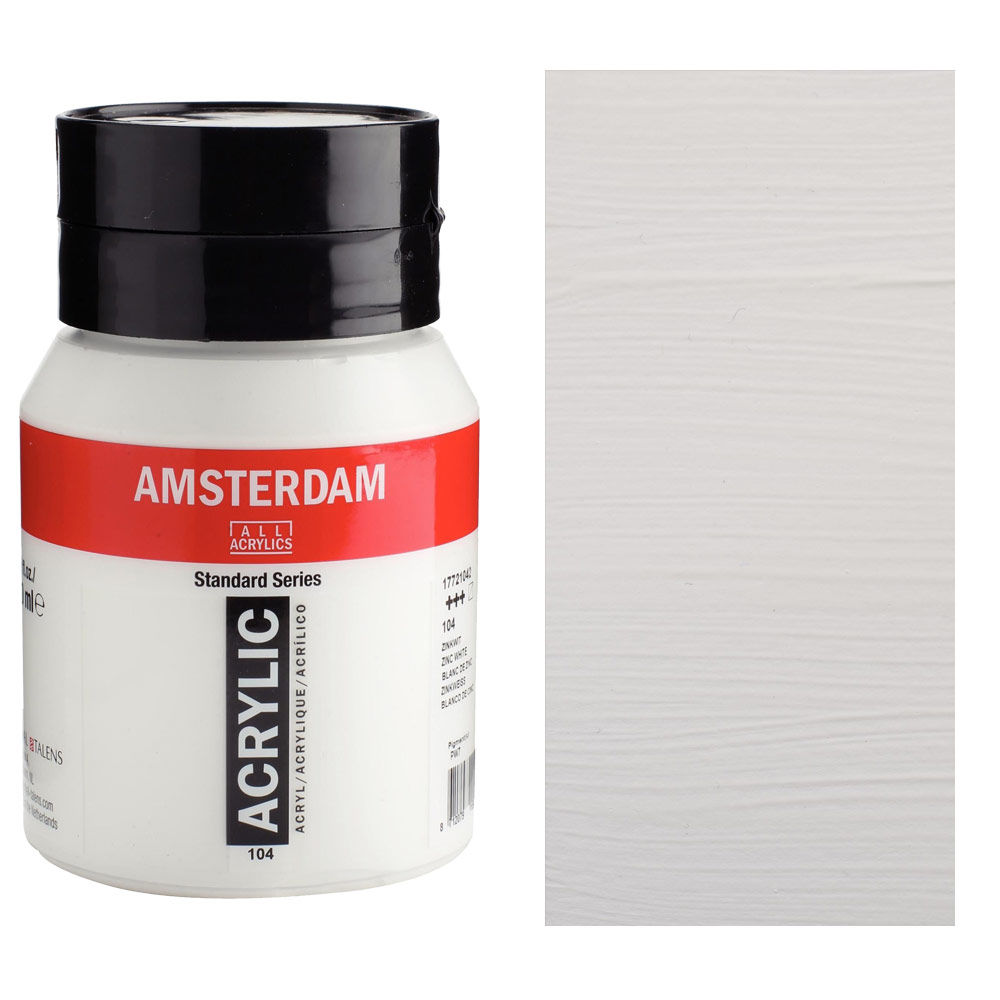Amsterdam Standard Series 500ml - Zinc White