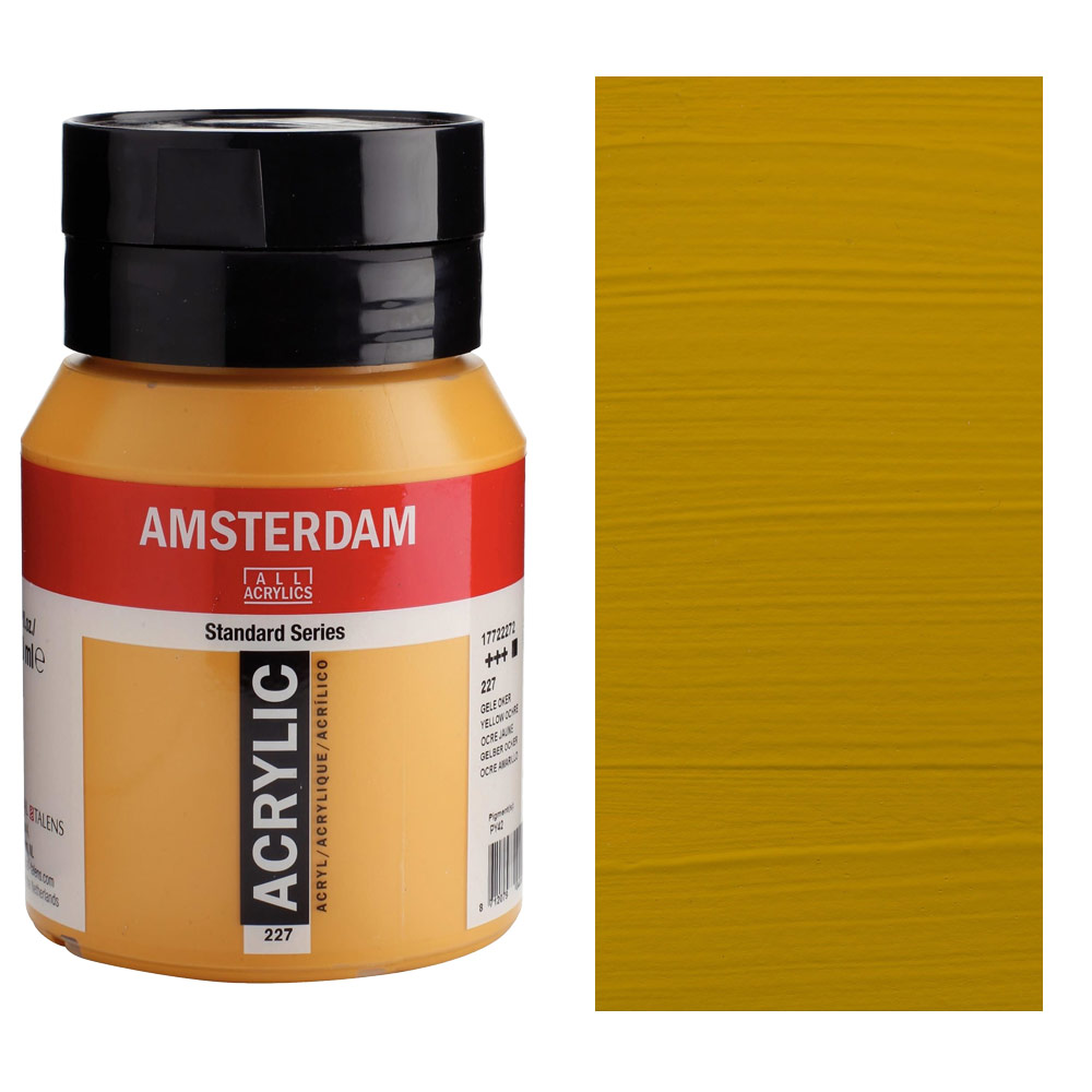 Amsterdam Acrylics Standard Series 500ml Yellow Ochre