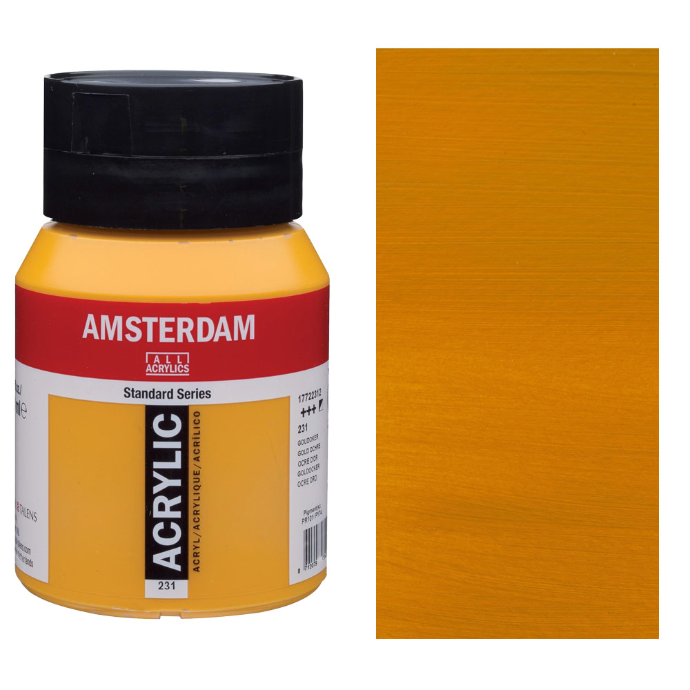 Amsterdam Acrylics Standard Series 500ml Gold Ochre