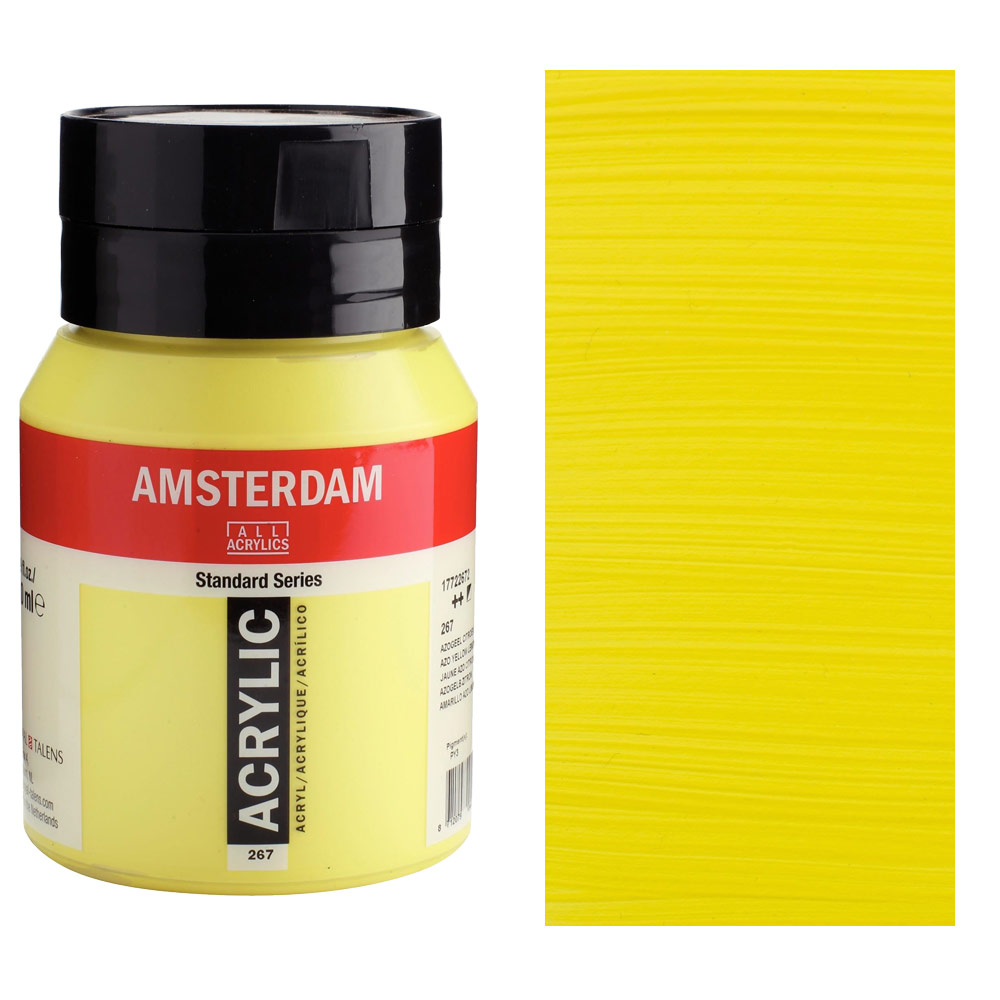 Amsterdam Acrylics Standard Series 500ml Azo Yellow Lemon