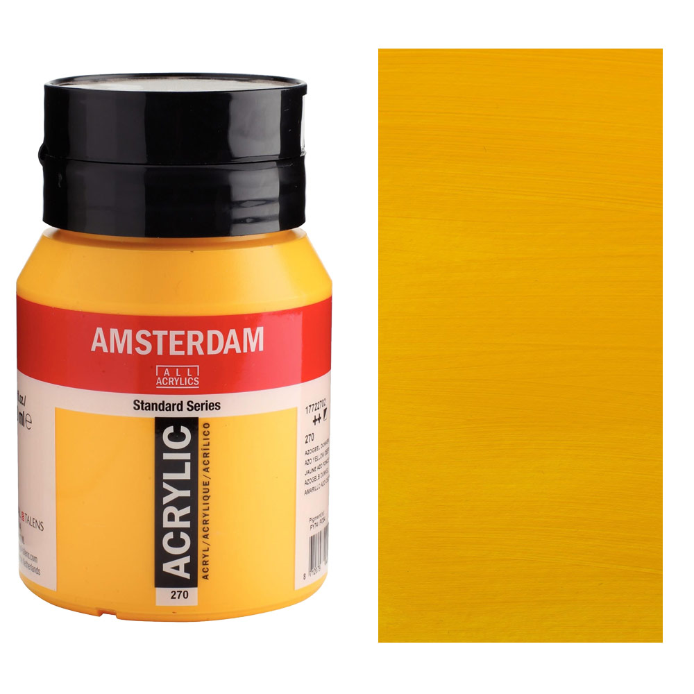 Amsterdam Acrylics Standard Series 500ml Azo Yellow Deep