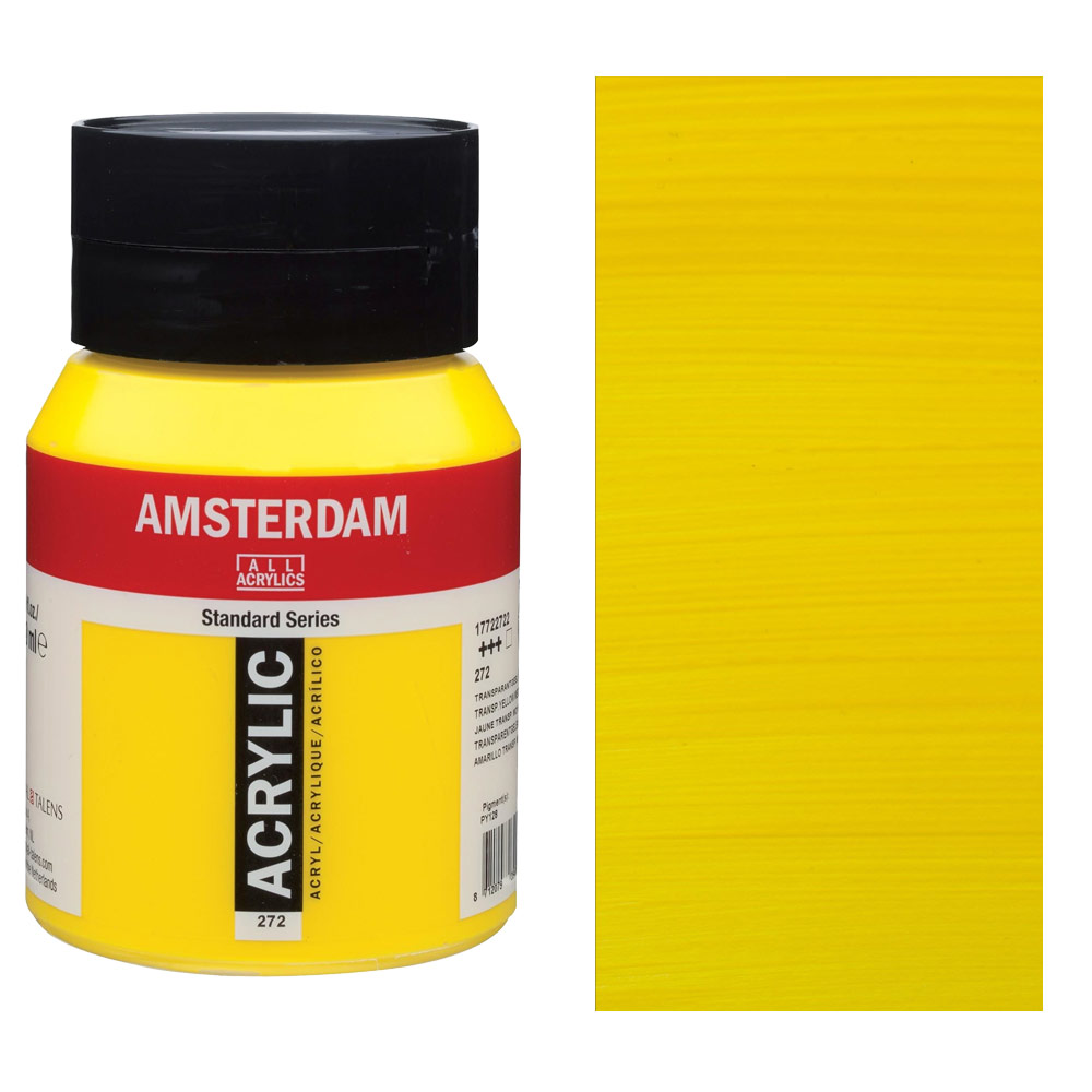 Amsterdam Standard Series 500ml - Transparent Yellow Medium