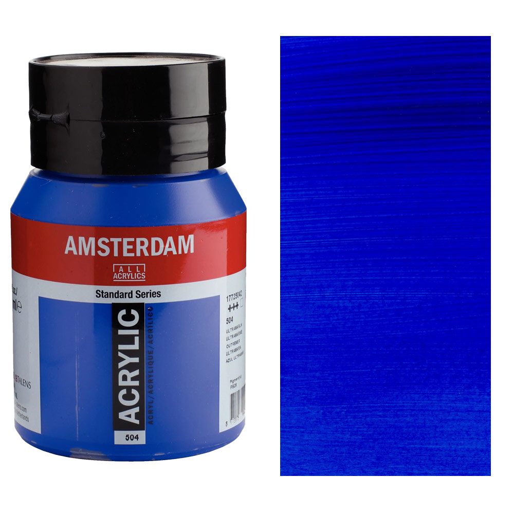 Amsterdam Acrylics Standard Series 500ml Ultramarine