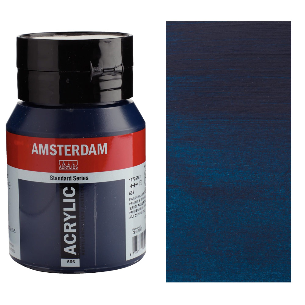 Amsterdam Acrylics Standard Series 500ml Prussian Blue (Phthalo)