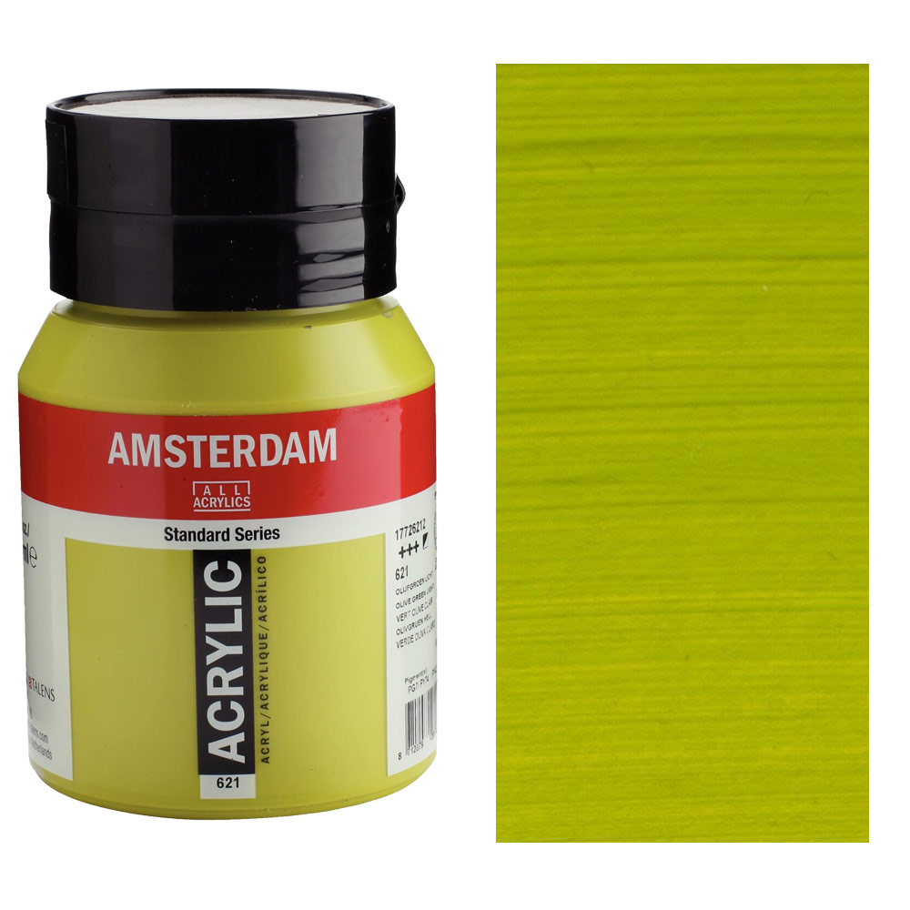 Amsterdam Acrylics Standard Series 500ml Olive Green Light