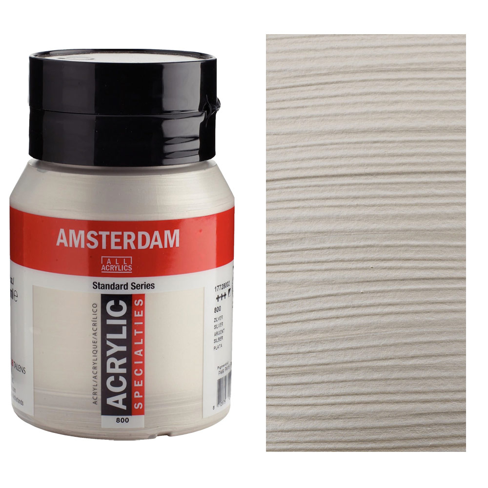 Amsterdam Acrylics Standard Series 500ml Silver