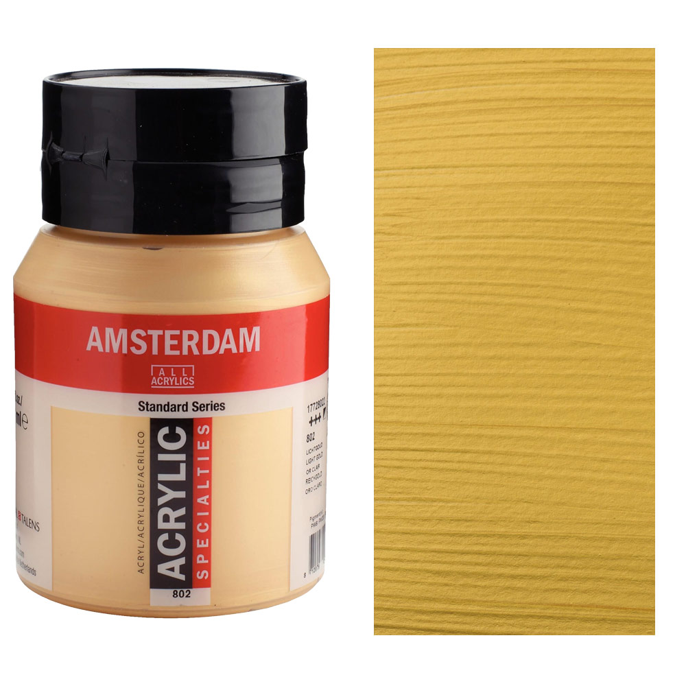 Amsterdam Acrylics Standard Series 500ml Light Gold