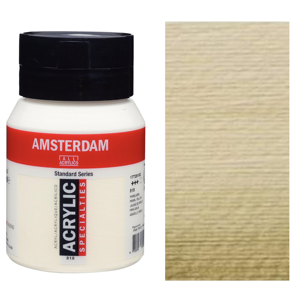 Amsterdam Acrylics Standard Series 500ml Pearl Yellow