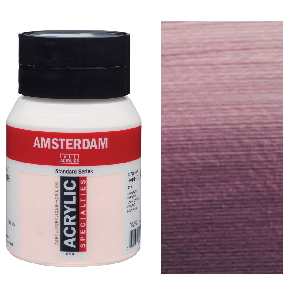 Amsterdam Acrylics Standard Series 500ml Pearl Red