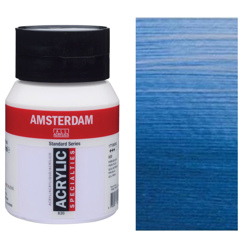 Amsterdam Acrylics Standard Series 500ml Pearl Blue