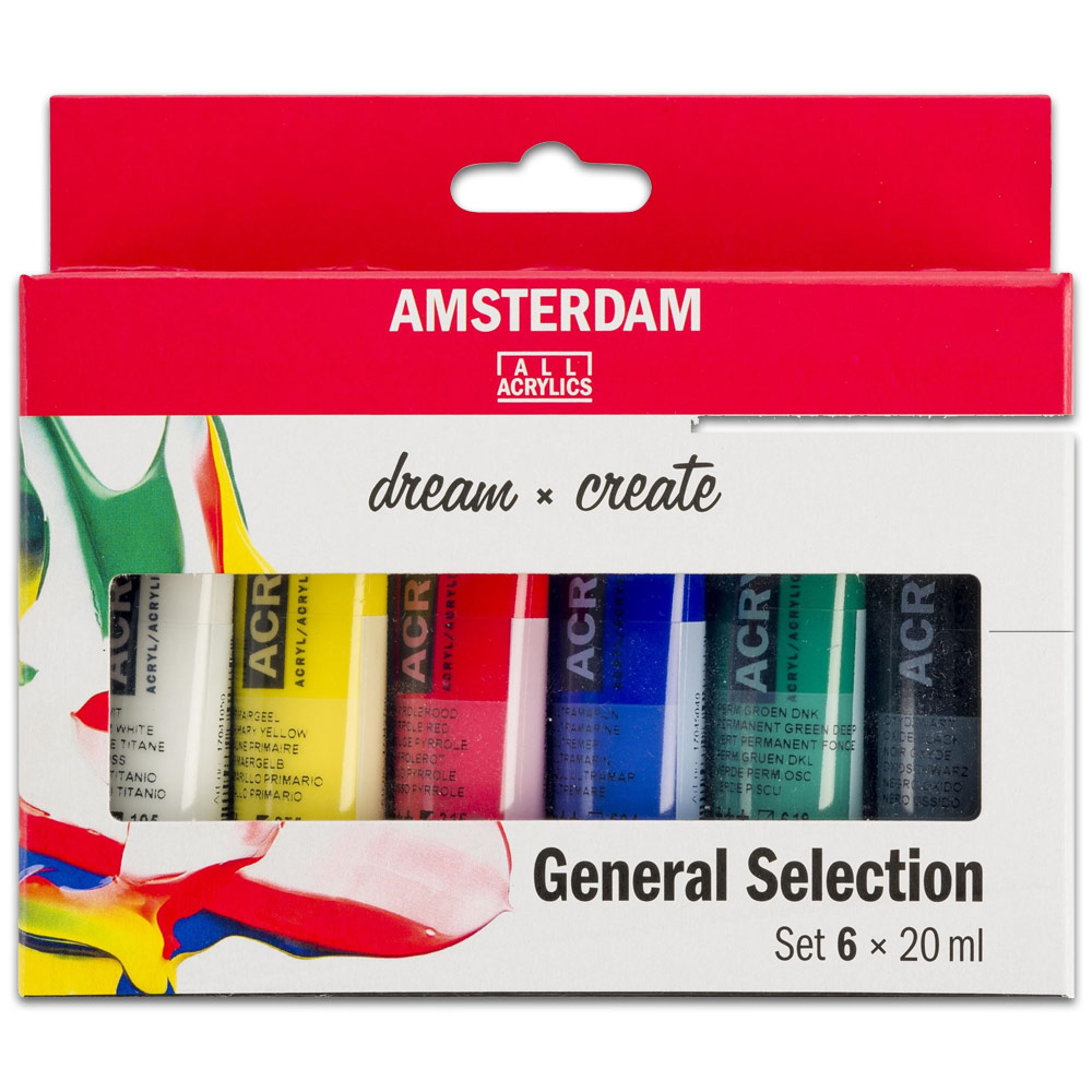 Amsterdam Acrylic Standard Series 6 x 20ml Set