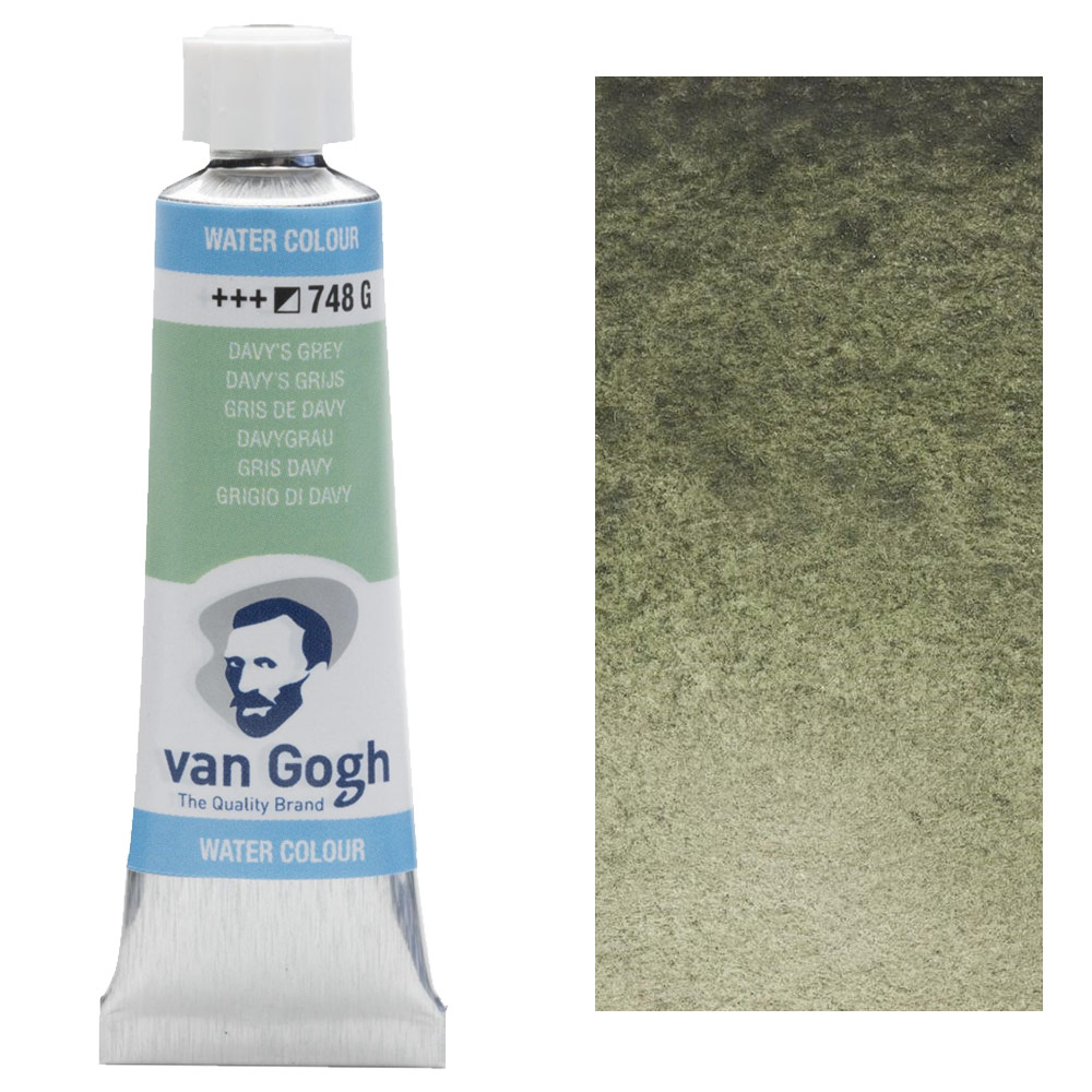 Van Gogh Watercolor 10ml Tube - Davy's Grey