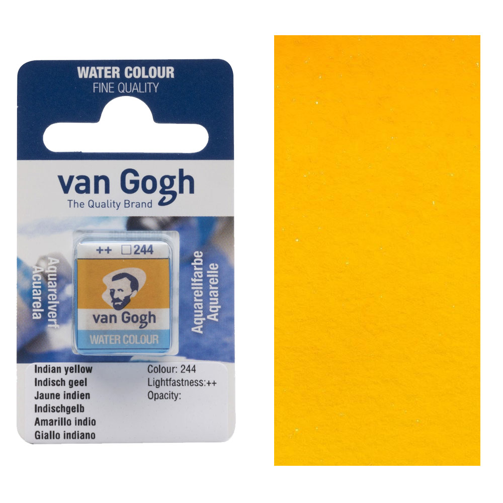 Van Gogh Watercolour Half Pan Indian Yellow