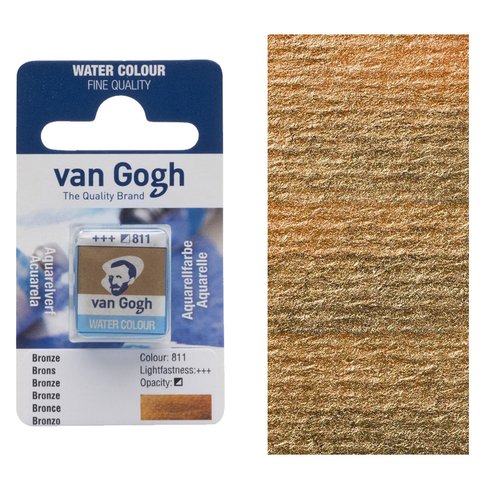 Van Gogh Watercolour Half Pan Bronze