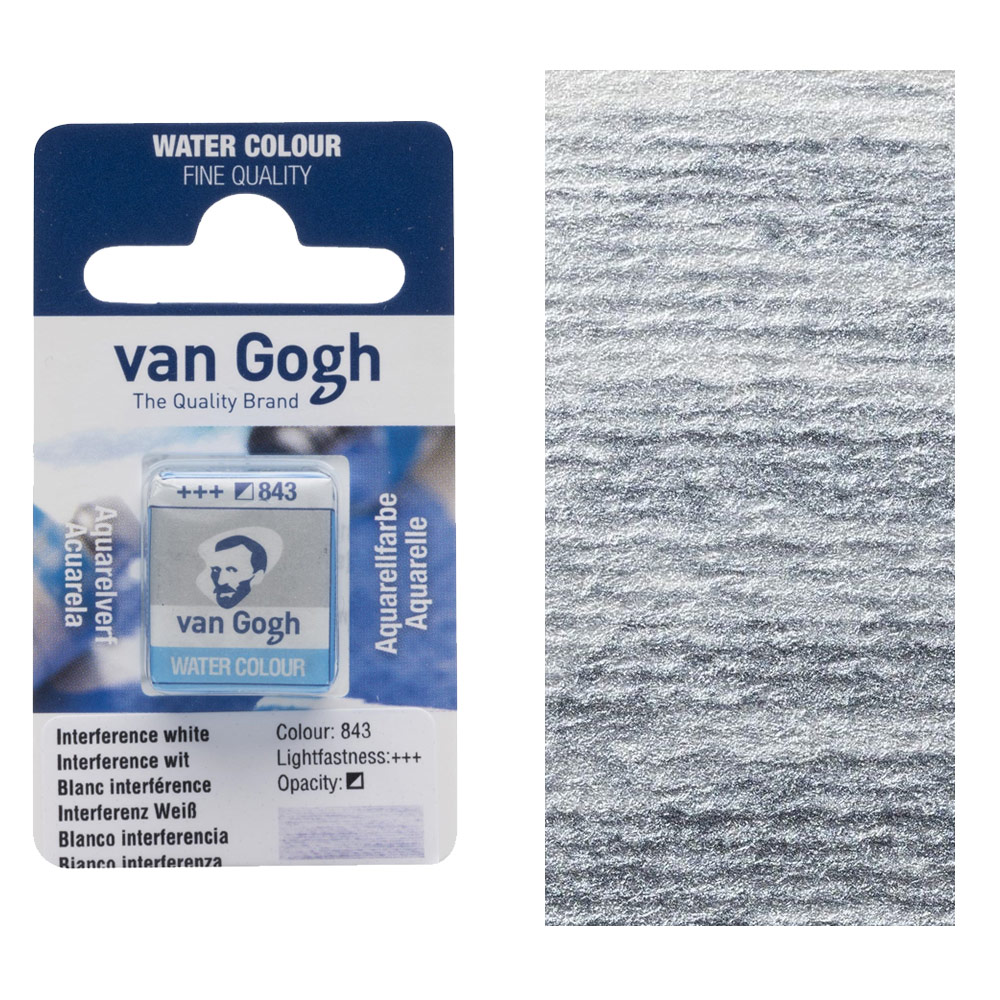 Van Gogh Watercolour Half Pan Interference White